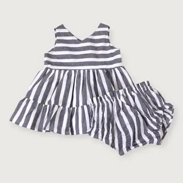 Baby Girl Blue Striped Dress
