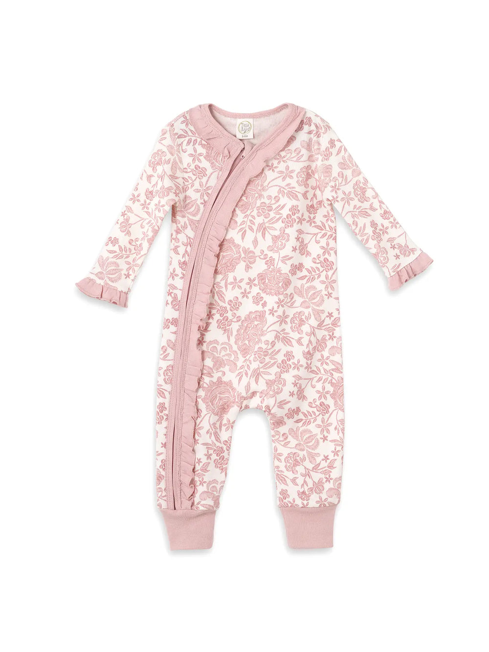 Pink Embroidery Romper