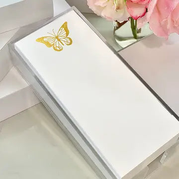 Gold Foil Notepads with Acrylic Holder