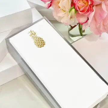 Gold Foil Notepads with Acrylic Holder
