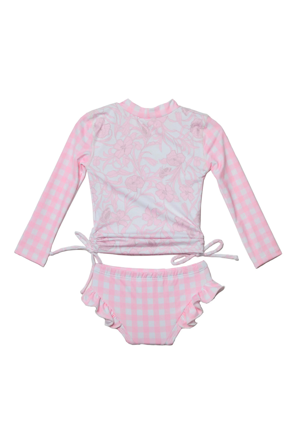 Girls Long Sleeve Bathing Suits/Two Piece