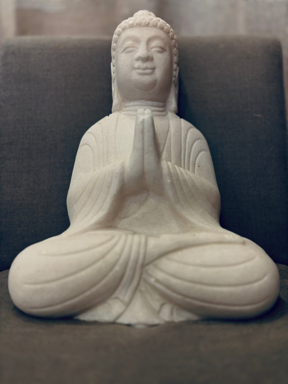 White Marble Buddha