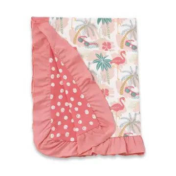 Baby Girl Flamingo Blanket