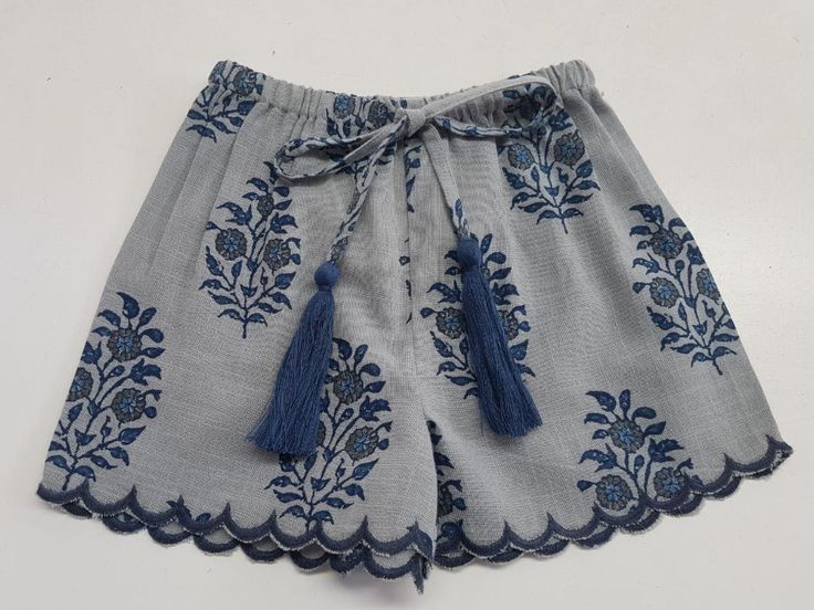 Girls Scalloped Shorts