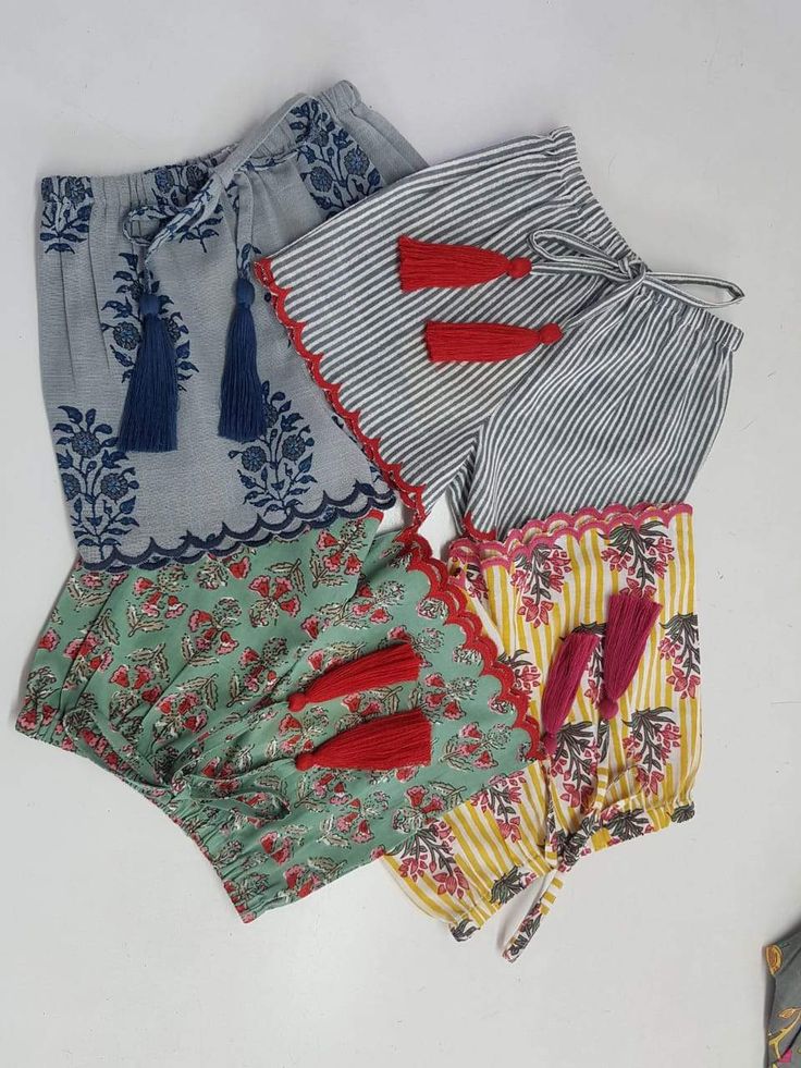 Girls Scalloped Shorts