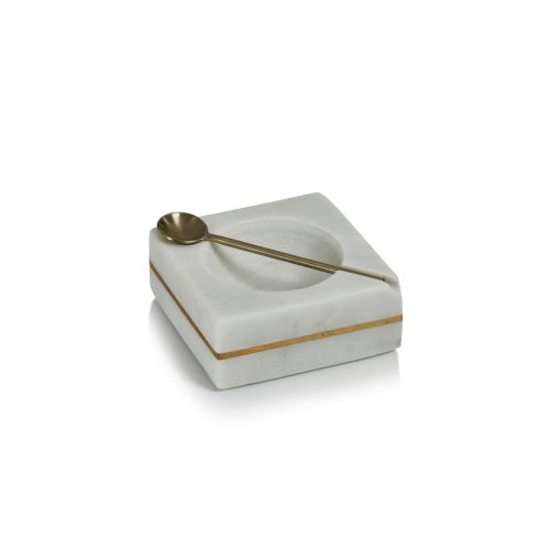 Marble Salt & Pepper Cellars/Set of 2