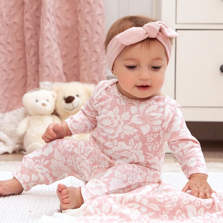 Baby Girl Vintage Pink Pajamas – Spice